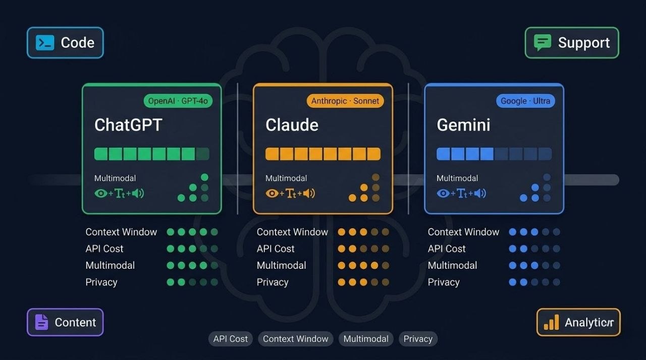 ChatGPT vs Claude vs Gemini: Which AI Model for Business
