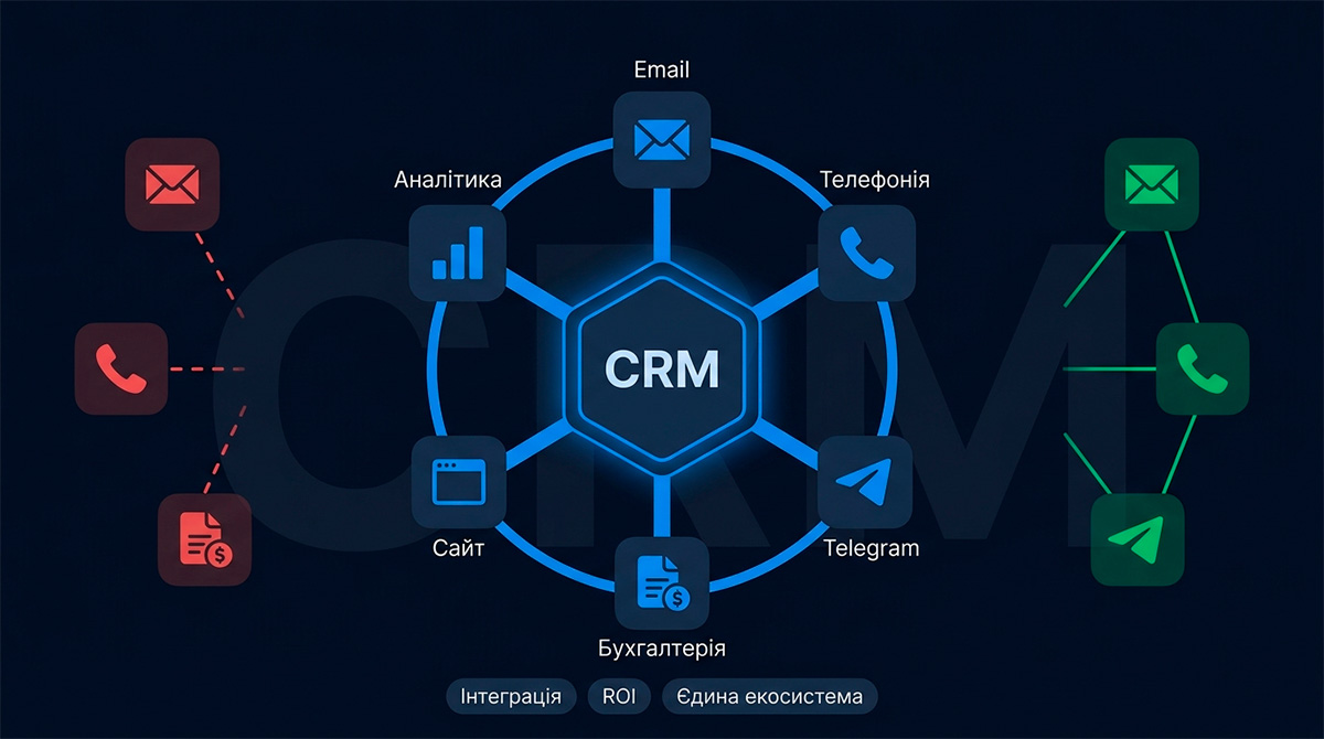 CRM-інтеграція: як з'єднати всі сервіси в єдину систему