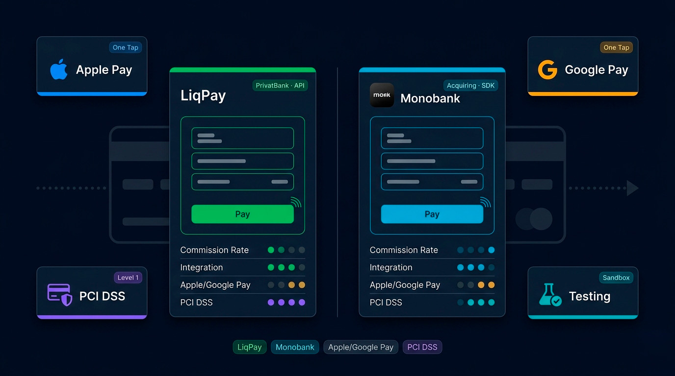 Connecting LiqPay and Monobank to Your Online Store: Comparison and Guide
