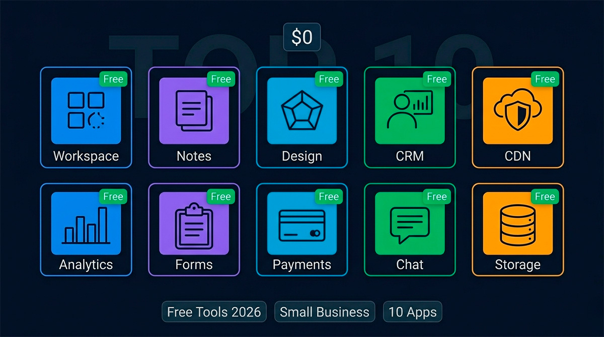 Top 10 Free Tools for Small Business in 2026