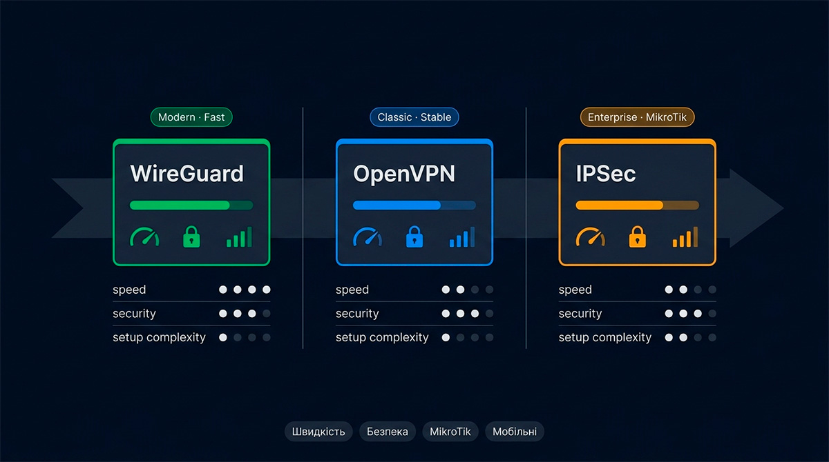 WireGuard vs OpenVPN vs IPSec: Which VPN Protocol for Business