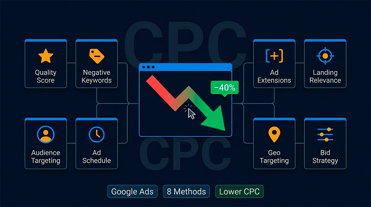 How to Reduce Cost Per Click in Google Ads: 8 Proven Methods
